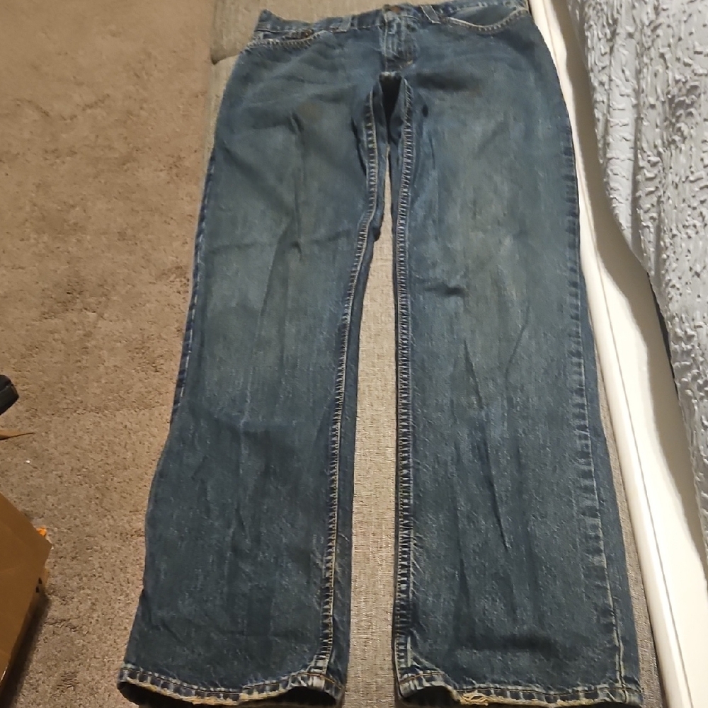 Bullhead Slim Straight Blue Jeans